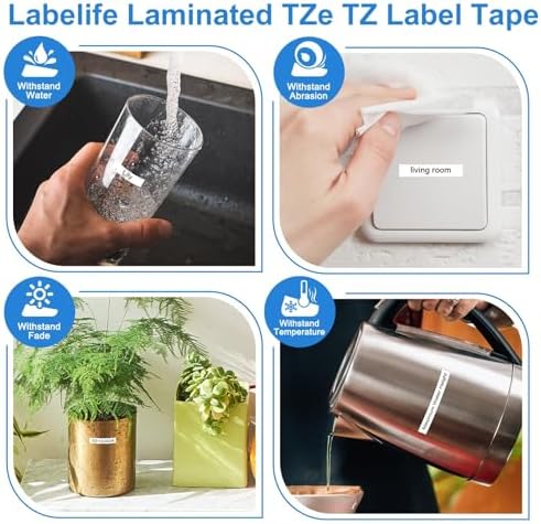6mm Label Tape Replacement for Brother P Touch TZe-211 TZe211 TZe TZ Tape - Image 5