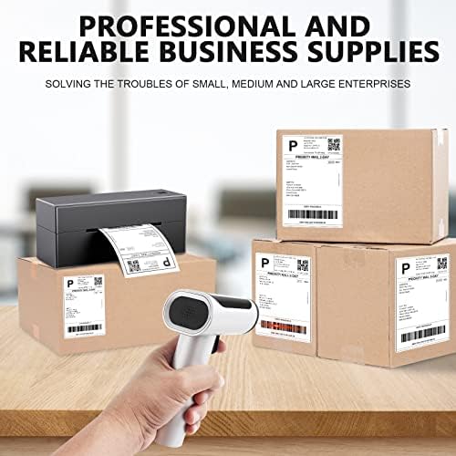 Fanfold 4 x 6 Direct Thermal Labels, Two Stack Total 1000 Lables, Commercial Grade - Premium Adhesive & Perforated, Thermal Labels Compatible with JADENS, iDPRT SP410, POLONO, ASprink - Image 3