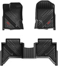 3W Floor Mats Fit for Ford Ranger Super Crew Cab 2020-2023 by 3W