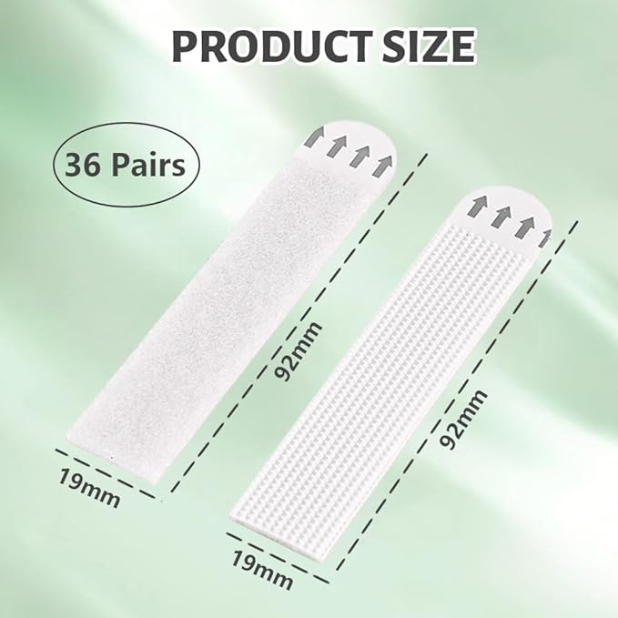 flintronic Large Picture Hanging Strips Heavy Duty, 36 Pairs Sticky Picture - Image 2