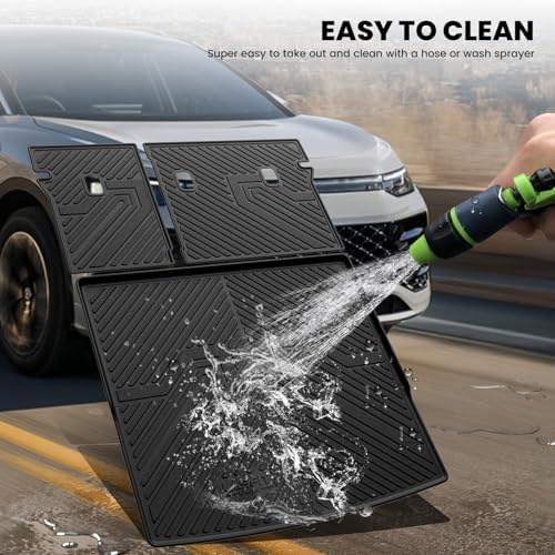 LASFIT Cargo Mat Liner & Seatback Mat for Volkswagen Tiguan 2025 2026 SUV, Custom Fit All-Weather Premium TPE Backrest & Trunk Mats Liners for SUV VW Tiguan Accessorie, Easy to Clean, Black - Image 6