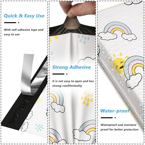Poly Mailer 10x13 Inch 100 Pcs, Shipping Bags for Clothing - Image 3
