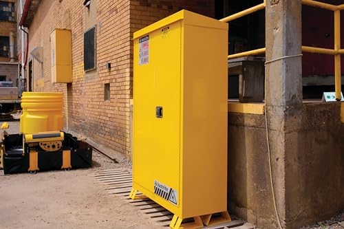 Justrite Reinforced Steel Outdoor Flammable Liquid Storage Cabinet - Image 5