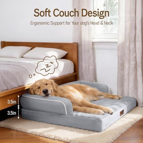 Comfort Expression Orthopedic XL Dog Bed for Large and Extra Large Dogs - Image 3