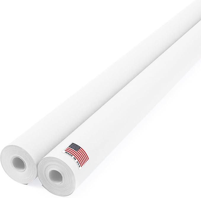 48" x 1200" White Kraft Paper Roll by Paclord