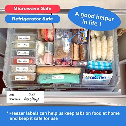 500PCS 1" x 3" Write-On Freezer Labels for Food Containers/Jars - Image 6