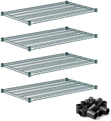24" x 42" 4 Pack Value Pack NSF Wire Shelf Replacement for Business, Retail, and Storage Use by Zedfire
