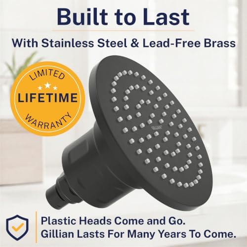 HammerHead Metal Filtered Shower Head High Pressure Removes Chlorine - Image 2