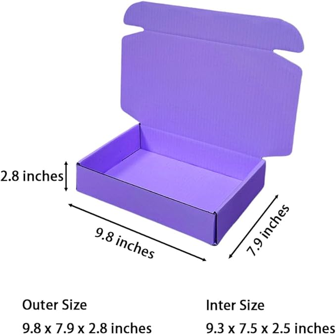 30 Pcs 9.8 x 7.9 x 2.8 inches Shipping Boxes - Image 2