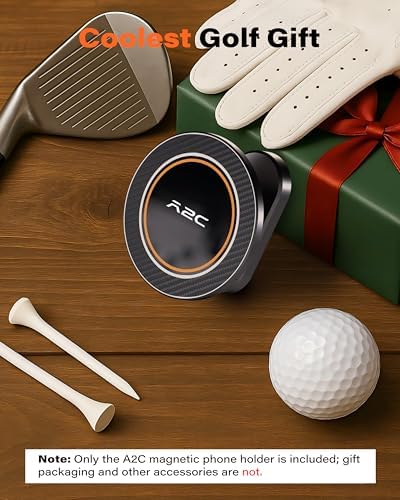 A2C Alloy Magnetic Golf Cart Phone Holder, Unique Golf Accessories for Men - Image 5