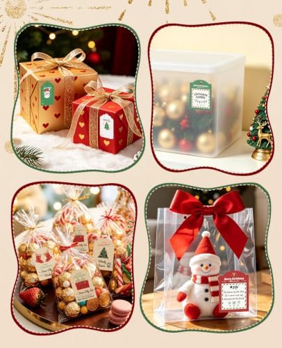 NIIMBOT 3 Rolls Christmas Thermal Label Paper for B1/B21/B2/PRO Label Maker - Image 6