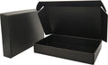 Black Shipping Boxes for Small Business Pack of 25-11x8x2 inches Cardboard by Lmuze