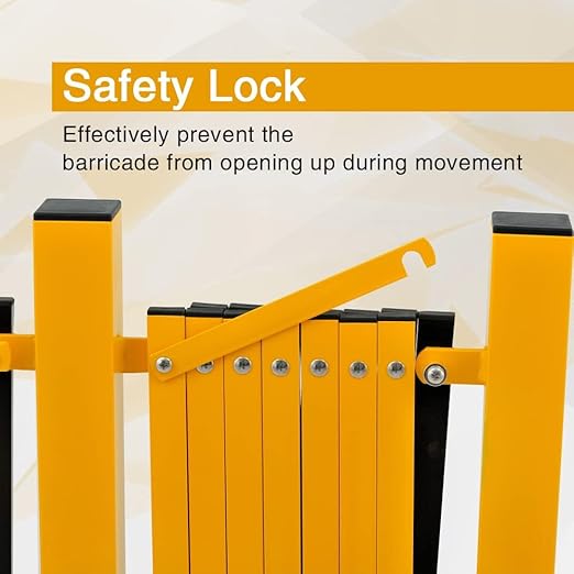GYMTIME Metal Expandable Barricade, Safety Barrier - Image 3