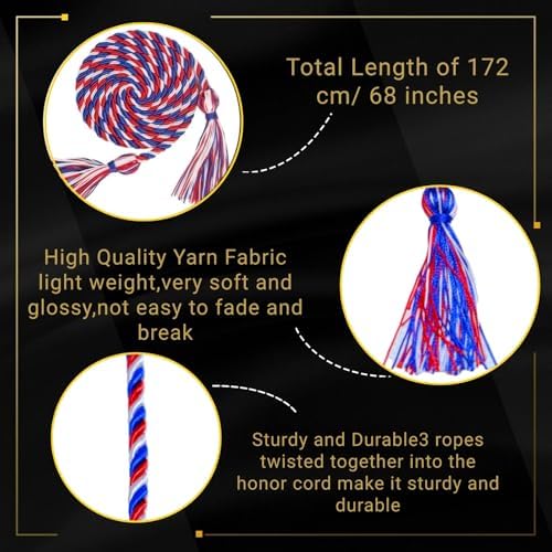 Graduation Honor Cords for Graduation 2026,National Honors Society Cords - Image 2