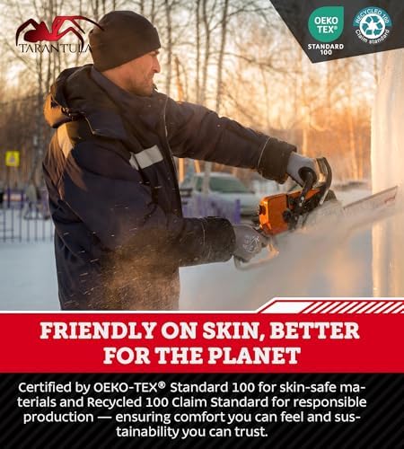 Tarantula 100% Waterproof Winter Work Gloves for Men & Women, Thermal Insulated Freezer Gloves for Cold Weather - Image 6