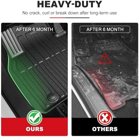 Custom Fit Floor Mats and Cargo Mat for Lexus ES 2019-2024 (ES350/ES300h) & 2025 ES300h - All Weather Protection - Image 5