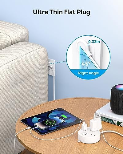 TROND Travel Power Strip, Retractable Extension Cord 5ft, Cruise Essentials - Image 4