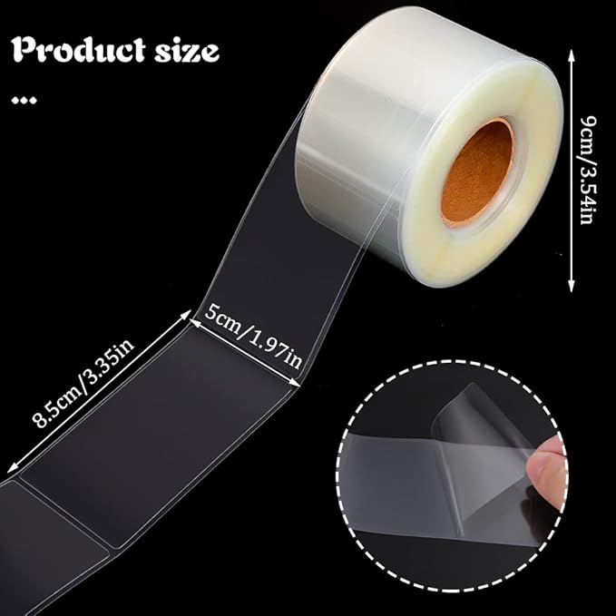 500 PCS Label Protectors, Clothes Food Labels in Laboratory, Supermarket - Image 3