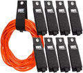8 Pack Heavy Duty Large 13-inch Extension Cord Storage Extendable Cable Ties Strap Loop Hanger Organizer for Cable, Hose, Power Cord, and Rope by UNIS