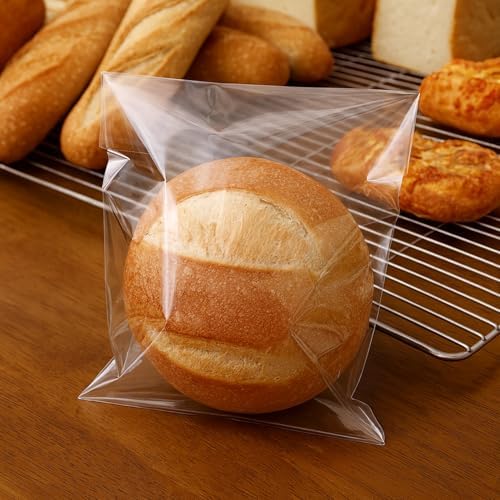 Morepack 6x9 In Cookie Bags Clear Self Sealing Cellophane Treat Bags 200Pcs - Image 4