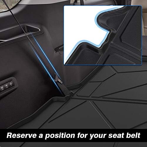 KUST Trunk Cargo Mat for 2011-2019 Ford Explorer, Rear Cargo Trunk Liner for Explorer Accessories All Weather Protection TPE Rubber Raised Edge - Image 6
