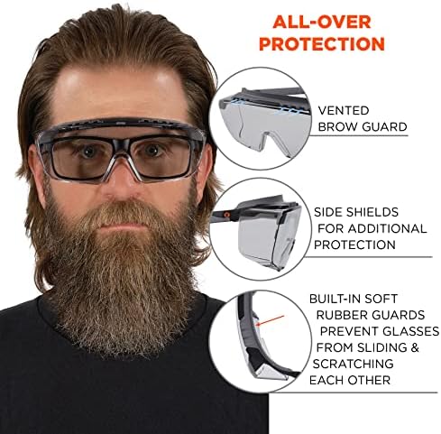 Ergodyne Skullerz OSMIN Safety Glasses, ANSI Z87.1 - Image 3