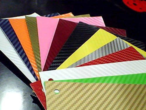F & B LED LIGHTS White 3D Carbon Fiber Film Twill Weave Vinyl Sheet Roll Wrap - Image 6