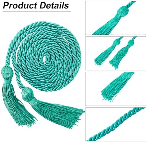 GraduationMall Graduation Honor Cord 68" Turquoise - Image 3
