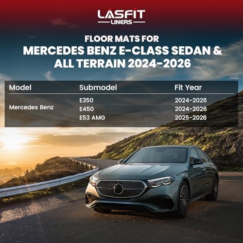 LASFIT Floor Mats for Mercedes Benz E Class 2024-2026 E350/E450 AMG/E53 AMG - Image 2