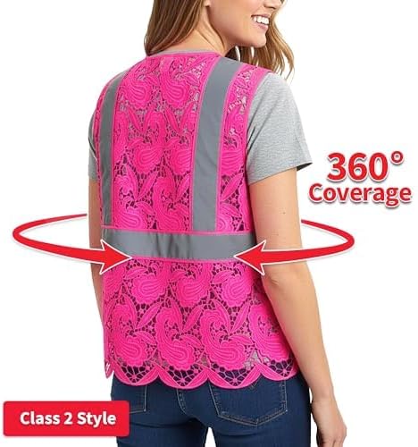 Lace-Mesh Safety Vest for Women & Men - Image 3