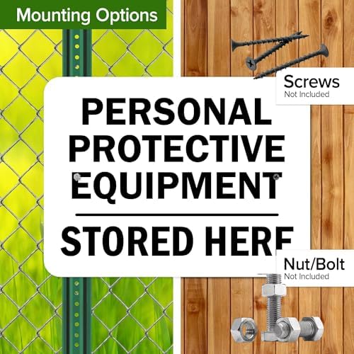 Personal Protective Equipment Stored Here Sign, 18x24 Inches, Rust Free .063 Aluminum, Fade Resistant, Made in USA by My Sign Center - Image 5