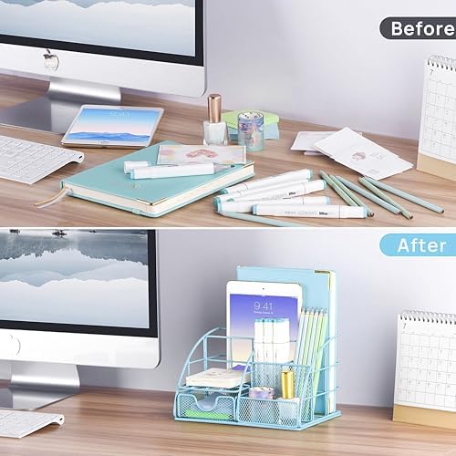 Scindaly Office Desk Accessories 11-Piece & Desk Organizers and Accessories - Image 4
