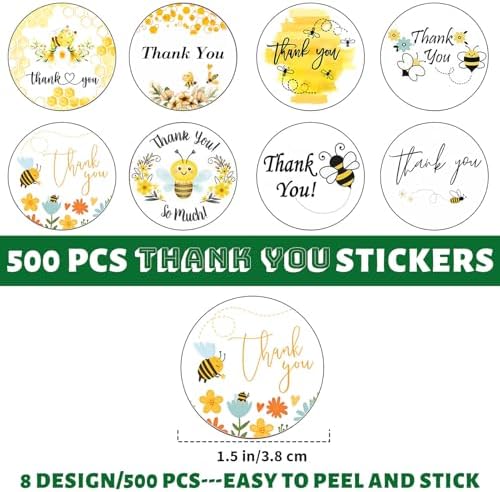 Thank You Stickers, 1.5"Thank You for Supporting My Small Business Stickers - Image 2