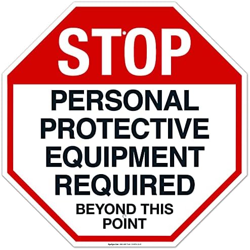 Personal Protective Equipment Required Sign, by SigoSigns