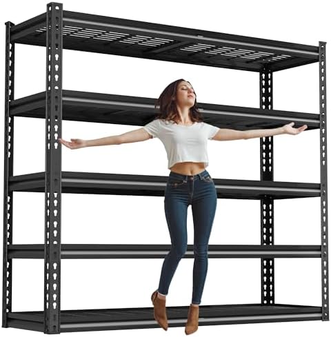 48" W Garage Shelving Heavy Duty 5-Tier Storage Shelves 3030LBS - Image 4