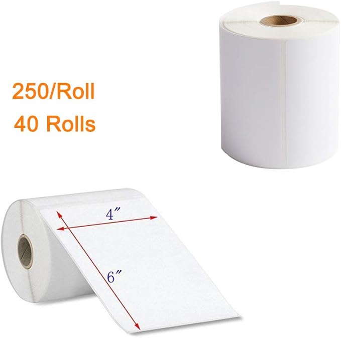 FungLam 4x6 Thermal Labels, 40 Rolls Thermal Printer Labels, 250 Labels/Roll - Image 3