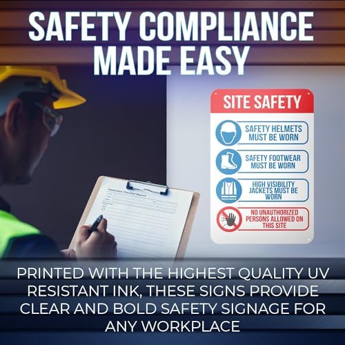 No Walking No Tresspassing Sign - 8 Inch Circle Safety PVC Sign - Premium PVC Sign For Workplace Warehouse Jobsite OSHA Regulation - Weather Proof Fade Resistant - Made In USA - PVC0096 - Image 5