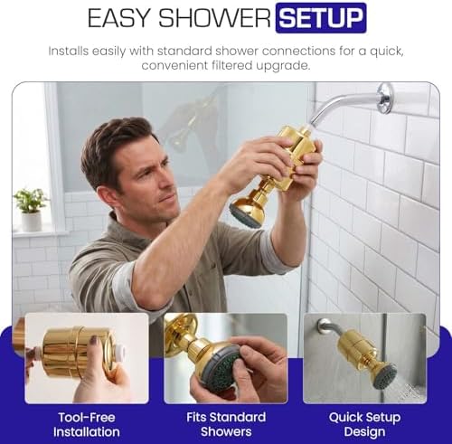 Crystal Quest Shower Filter with Head, Removes Chlorine, Chloramines & VOCs - Image 5
