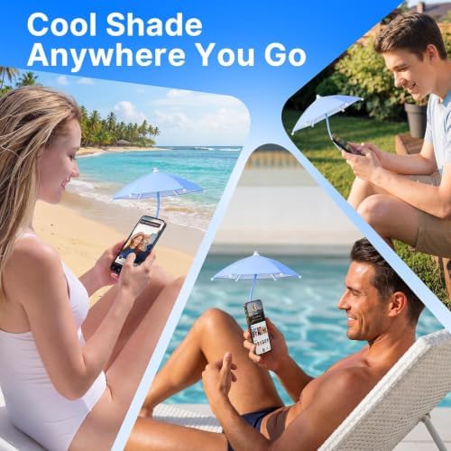 Phone Umbrella for Sun Shade Magnetic Universal Thumbs Anti-Glare Umbrella - Image 3