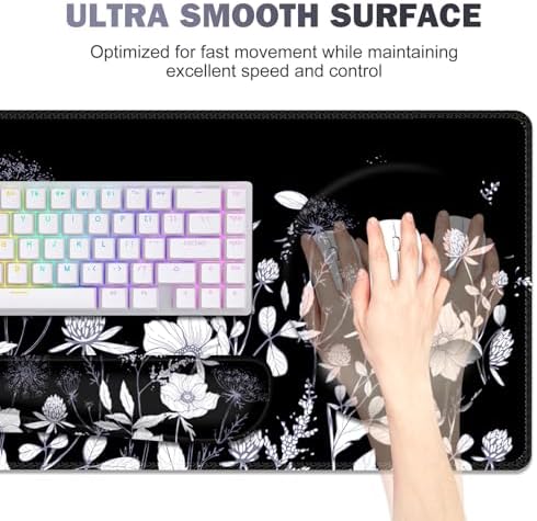 Gaming Mouse Pad, Large Desk Mat, 4in1 XXL Mousepad Cute Desk Pad Protector - Image 2