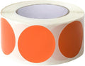 SHYGO® 1“ Orange Circle Dot Stickers Color Coding Labels by LOVELIFETOGETHER