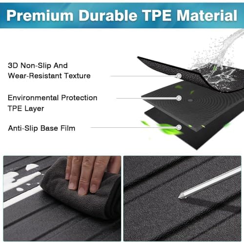 Mixsuper Cargo Liner for Mazda CX-5 2017-2025, All Weather Trunk Mat for CX5 Accessories Anti-Slip Trunk Liner Rear Cargo Mat Black - Image 5