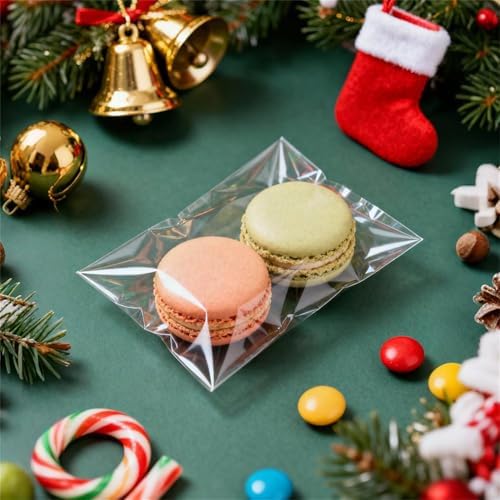 Morepack 3x5 In Cookie Bags Clear Self Sealing Cellophane Treat Bags 200Pcs - Image 5