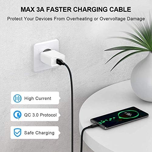 etguuds USB A to USB C Cable, 5-Pack (3/3/6/6/10 ft) Fast Charging Type C - Image 3