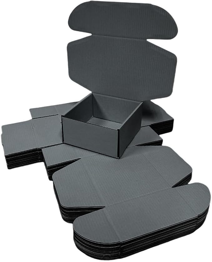 15 Pcs 6 x 6 x 3 inches Corrugated Cardboard Gift Boxes Recyclable Shipping - Image 3