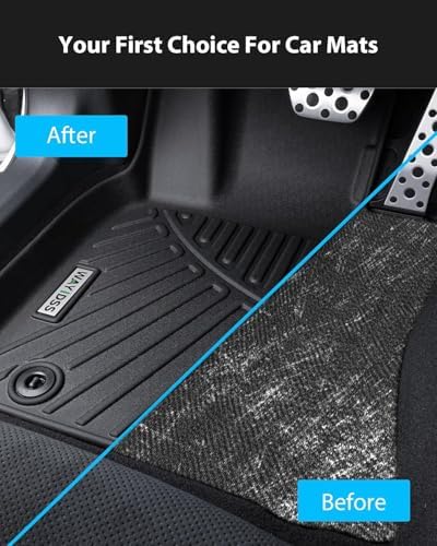 Floor Mats for Ford Expedition MAX 2018-2023 2024 (Only Fit Max 8 Seats / 2nd Row Bench Seat) with Cargo Liners,TPE All Weather Protection Floor Liners with Trunk Mat Covering The Backrest - Image 4