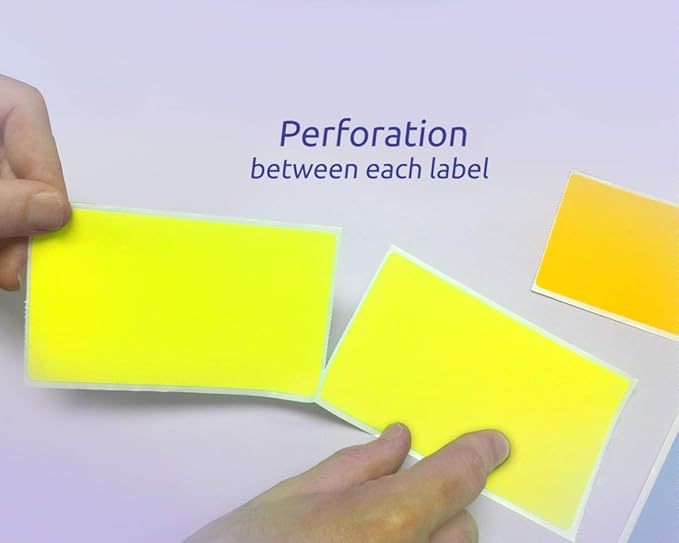 NextDayLabels - 3 X 5 Rectangle Inventory Color Coding Sticker Labels, 500 Per - Image 4