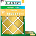 Filterbuy 30x36x1 Air Filter MERV 11 Pet & Allergy Defense (2-Pack) by Filterbuy