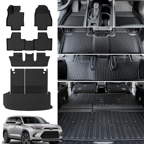 Floor Mats for Toyota Grand Highlander 2024-2026 7 Seats by JOULARISE