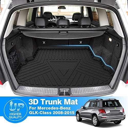 Cartist Custom Fit for Anti-Slip Cargo Liner GLK Odorless High Side 3D Trunk Floor Mat for Mercedes-Benz GLK 2008-2015 - Image 2